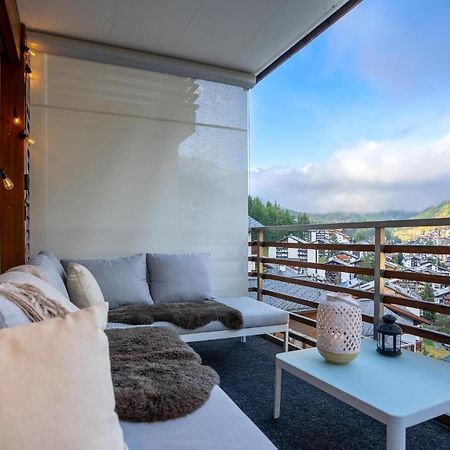 Modern Apartment With View Over Церматт Экстерьер фото